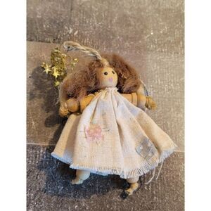 Halo Angel girl handmade ornament Xmas decor